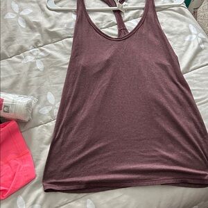 lululemon athletica Maroon Tank Top